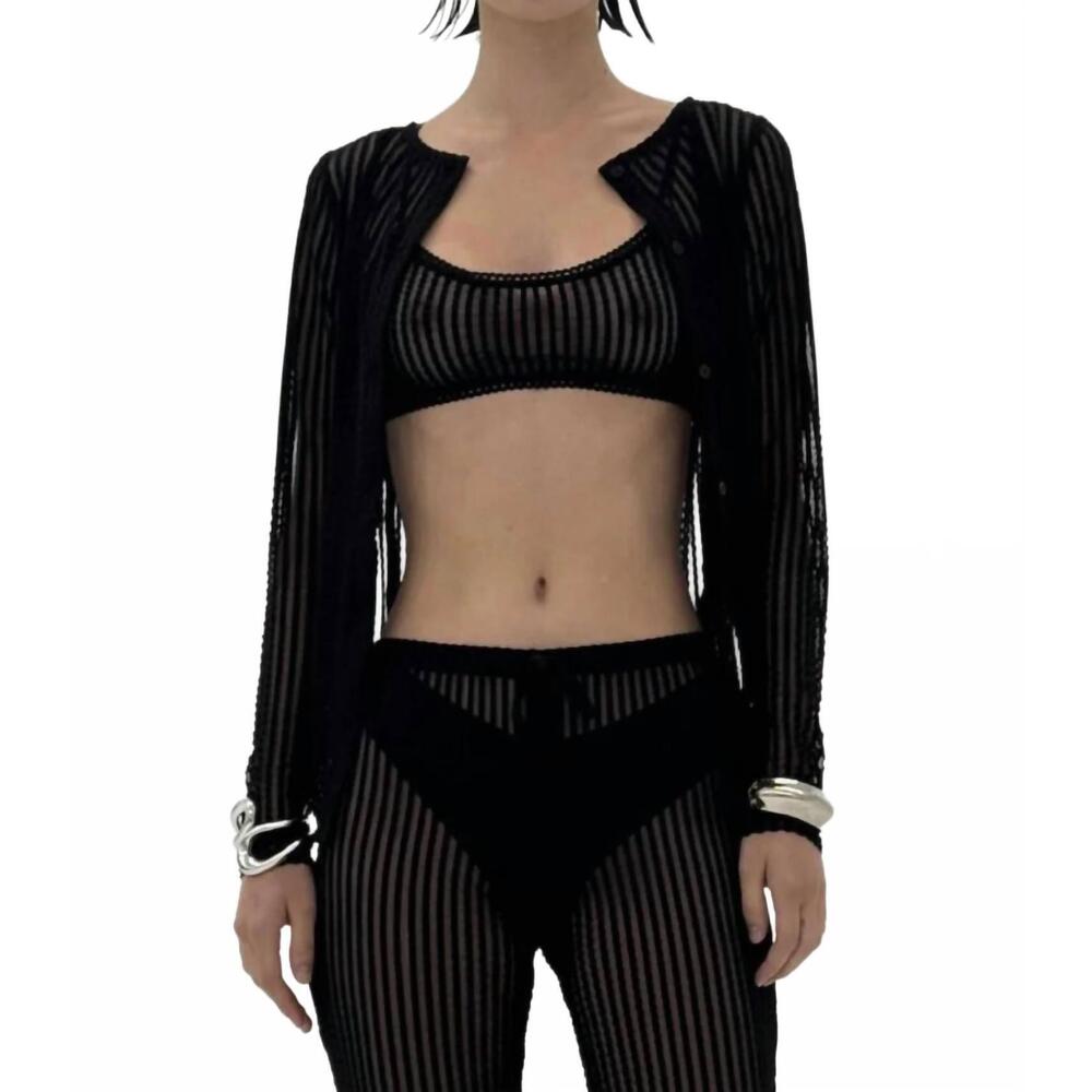 NEW FIND ME NOW addison cardigan in black